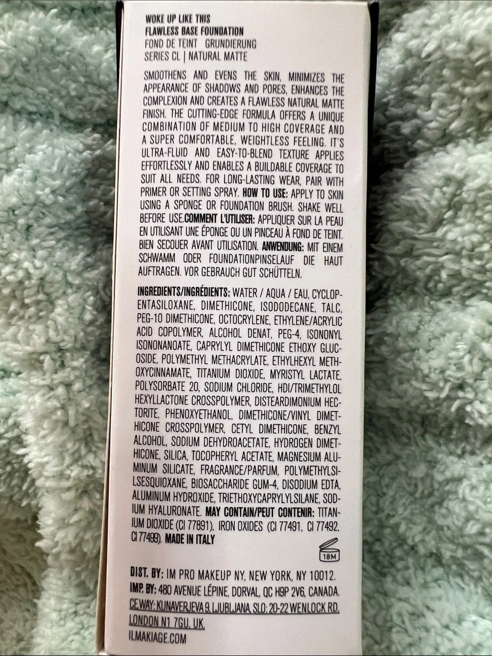 IL MAKIAGE Flawless Base Foundation – WOKE UP LIKE THIS